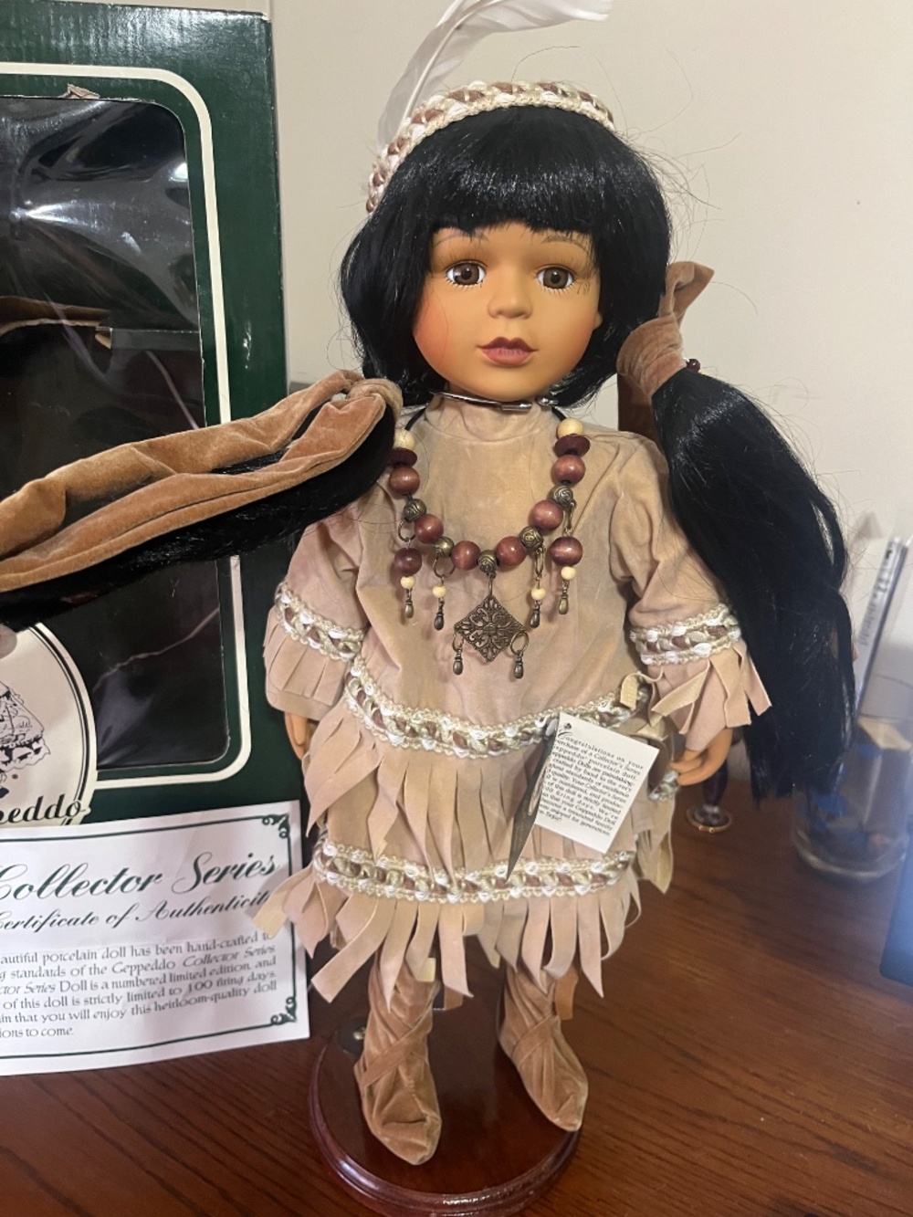 Geppeddo Native American Doll - Picture 2 of 10